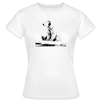 Rythmes arctiques - T-shirt Femme - blanc - Devant - AI Model Female 172 dark (172cm)