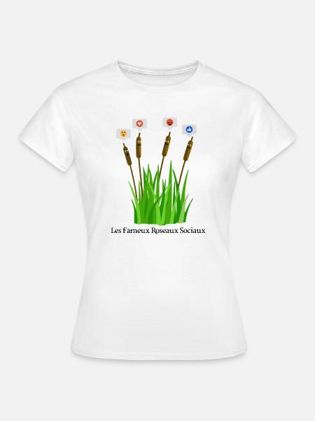DIE BERÜHMTEN SOCIAL REEDS! - Frauen T-Shirt - Weiß