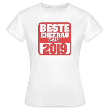 Woman 2019 - Women's T-Shirt - white - Front - AI Model Female 172 dark (172cm)