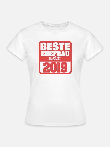 Frau 2019 - Frauen T-Shirt - Weiß