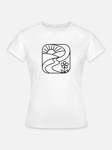 Wandern: Geschenk der Berge - Frauen T-Shirt - Weiß