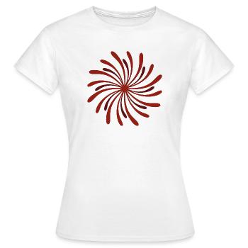 feu d'artifice - T-shirt Femme - blanc - Devant - AI Model Female 172 dark (172cm)