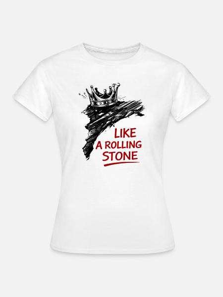 Kronenstein Rock-Print - Frauen T-Shirt - Weiß