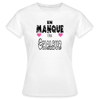Bedürfnis nach Wärme - Frauen T-Shirt - Weiß - Vorne - AI Model Female 172 dark (172cm)