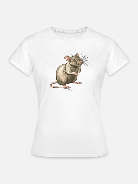 Ratten Ratte - Frauen T-Shirt - Weiß