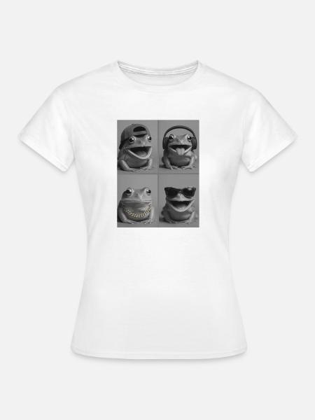 Frosch - Frauen T-Shirt - Weiß