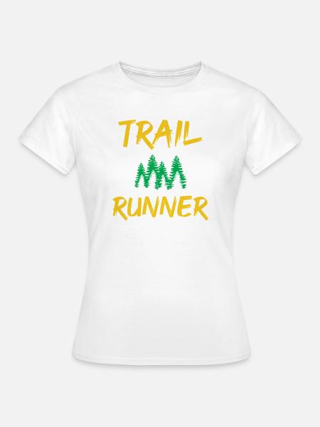 Trailrunner - Frauen T-Shirt - Weiß