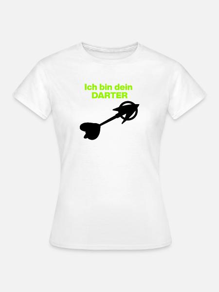 Ich bin dein Darter – Space Edition - Frauen T-Shirt - Weiß
