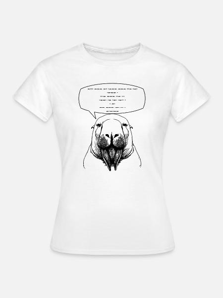 Sprichst du Morsecode? - Frauen T-Shirt - Weiß
