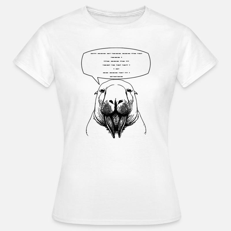 Do you speak Morse code? - Women's T-Shirt - white