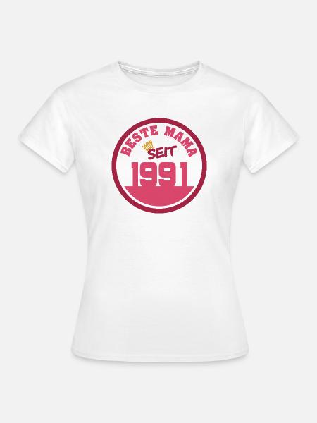 1991 - Frauen T-Shirt - Weiß