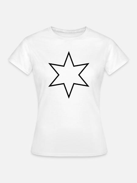 Six-pointed star - six-pointed star - Women's T-Shirt - white