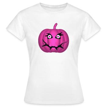 Citrouille - T-shirt Femme - blanc - Devant - AI Model Female 172 dark (172cm)