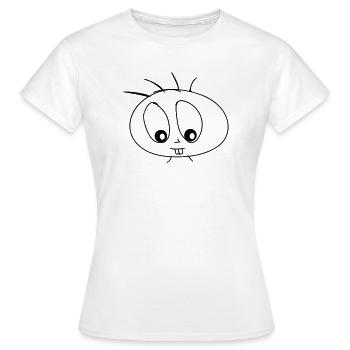 Poupée - T-shirt Femme - blanc - Devant - AI Model Female 172 dark (172cm)
