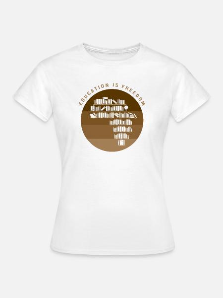 Black History Month Black-power - Frauen T-Shirt - Weiß