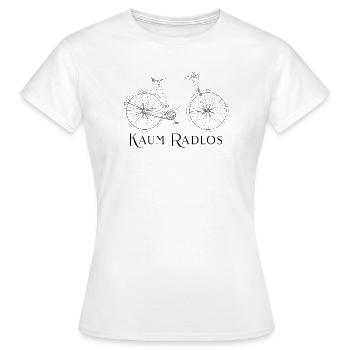 Toujours en selle – humour cycliste pour les passionnés de cyclisme - T-shirt Femme - blanc - Devant - AI Model Female 172 dark (172cm)