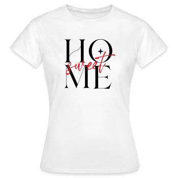 Sweet Script Rouge - T-shirt Femme - blanc - Devant - AI Model Female 172 dark (172cm)