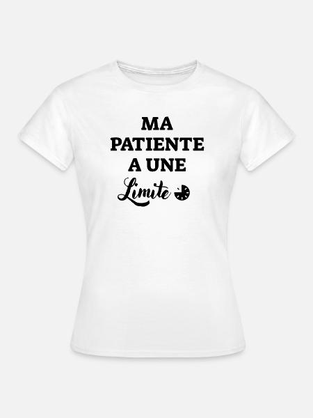 Mein Patient hat eine Grenze - Frauen T-Shirt - Weiß