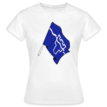 Flag of Tyne and Wear - Women's T-Shirt - white - Front - AI Model Female 172 dark (172cm)