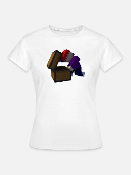 Voxel Schatztruhe Fundstück - Frauen T-Shirt - Weiß