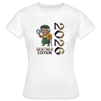 Retired Retirement Design - Women's T-Shirt - white - Front - AI Model Female 172 dark (172cm)