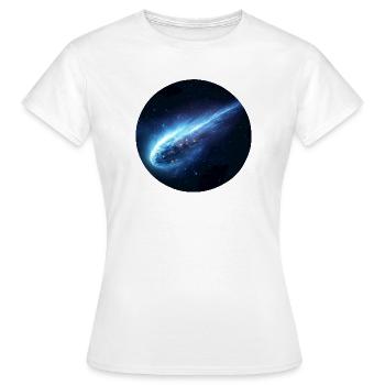 Astronomie Comète Spatiale Queue en Ligne - T-shirt Femme - blanc - Devant - AI Model Female 172 dark (172cm)