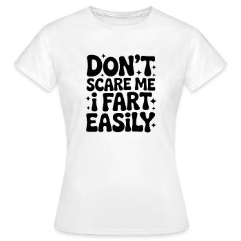 Furzen Sprüche Furz Lustiges Furzen Geschenk - Frauen T-Shirt - Weiß - Vorne - AI Model Female 172 dark (172cm)