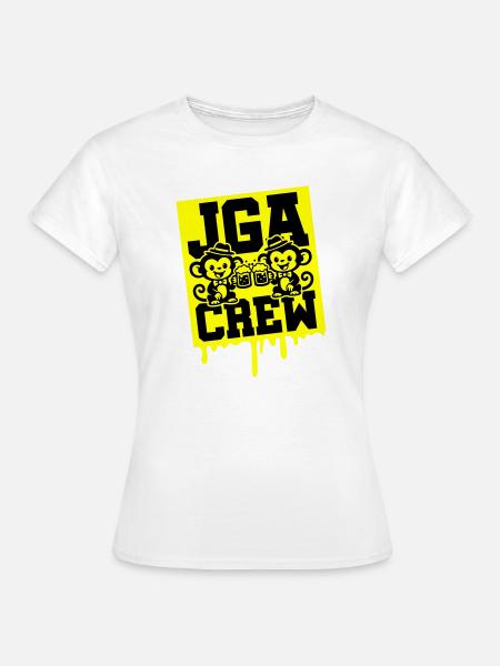 Jga Crew Junggesellen Affe - Frauen T-Shirt - Weiß