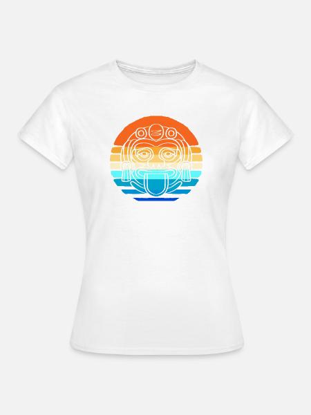 Inka Maya kalender aztec - Frauen T-Shirt - Weiß