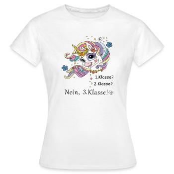 Enfant d’école en CE2 - T-shirt Femme - blanc - Devant - AI Model Female 172 dark (172cm)