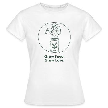Horticulture biologique, agriculture durable - T-shirt Femme - blanc - Devant - AI Model Female 172 dark (172cm)