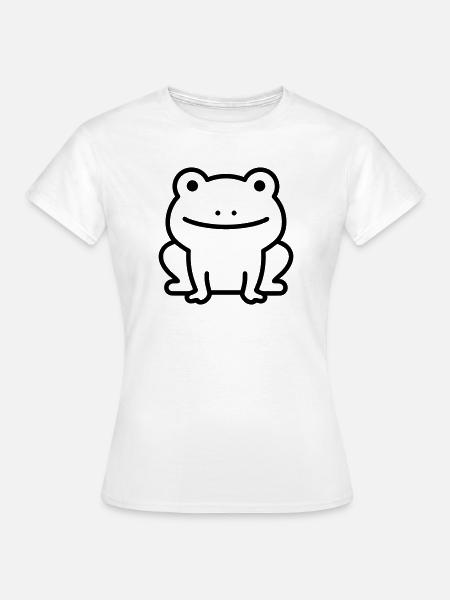 Frosch - Frauen T-Shirt - Weiß