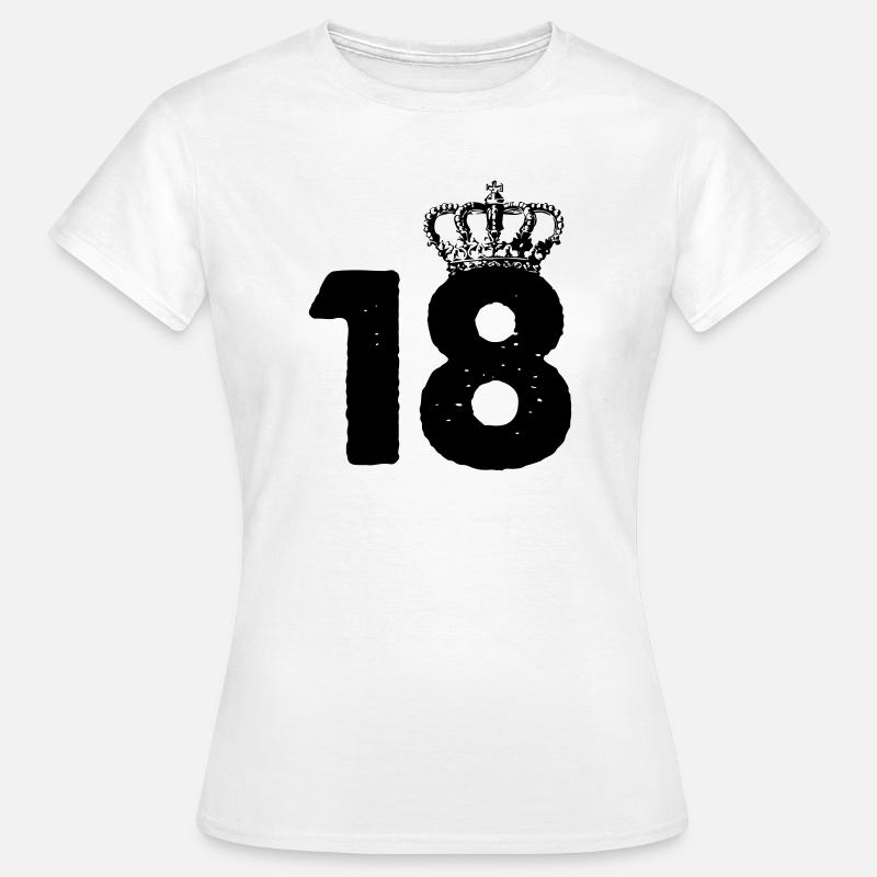 18 Corone - Maglietta da donna - bianco