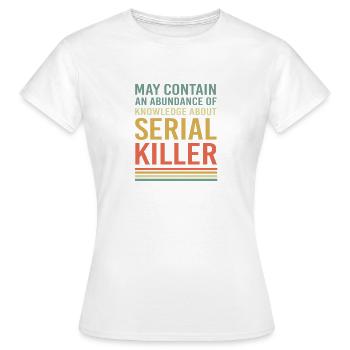 Krimi True Crime - Frauen T-Shirt - Weiß - Vorne - AI Model Female 172 dark (172cm)