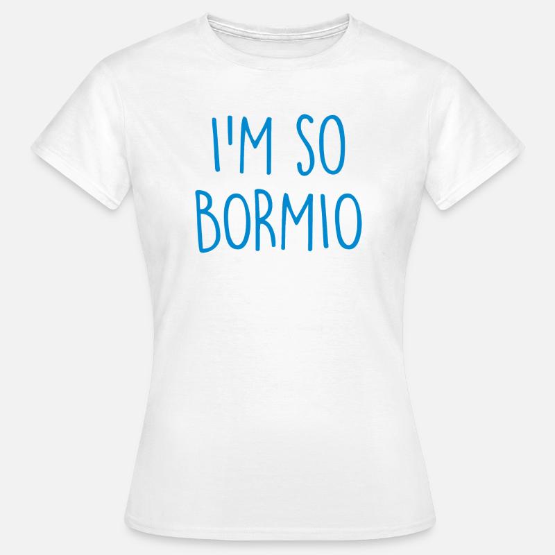 Bormio - T-shirt dam - vit