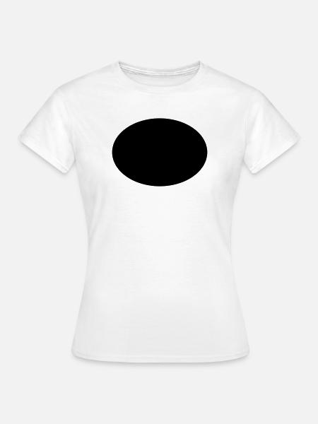 Ellipse oder Oval - Frauen T-Shirt - Weiß