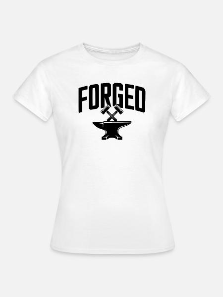 Geschmiedet - Frauen T-Shirt - Weiß