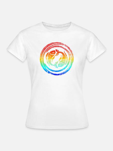 Horoskop-Fische-Horoskop-Sternzeichen - Frauen T-Shirt - Weiß