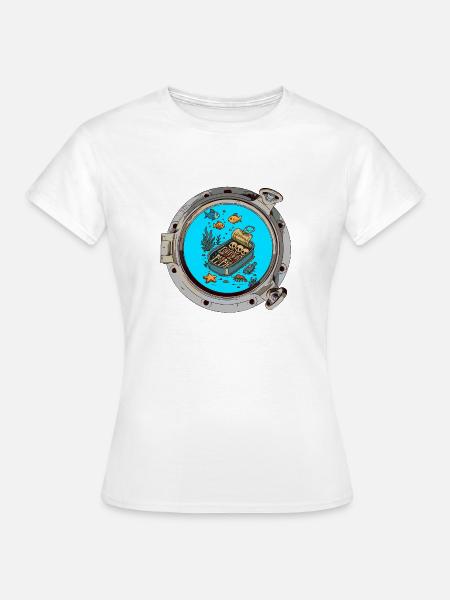 sleeping in a can - Frauen T-Shirt - Weiß