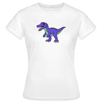 Dino - Women's T-Shirt - white - Front - AI Model Female 172 dark (172cm)