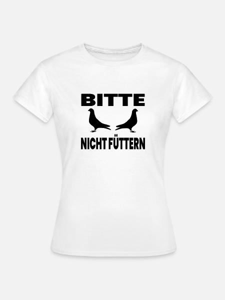 Tauben - Frauen T-Shirt - Weiß