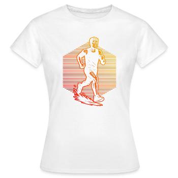 Un motif réservé aux races - T-shirt Femme - blanc - Devant - AI Model Female 172 dark (172cm)