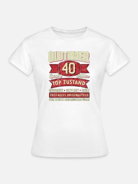 Oldtimer 40 Special Edition Top Zustand - Frauen T-Shirt - Weiß
