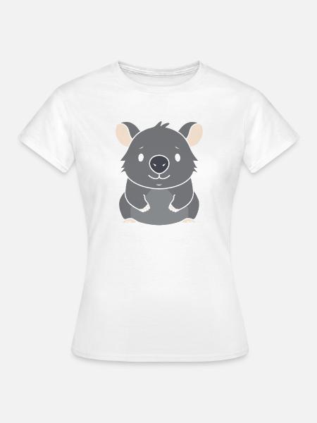 Wombat - Frauen T-Shirt - Weiß