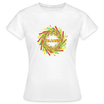 Spirale de confettis Alaaf - T-shirt Femme - blanc - Devant - AI Model Female 172 dark (172cm)