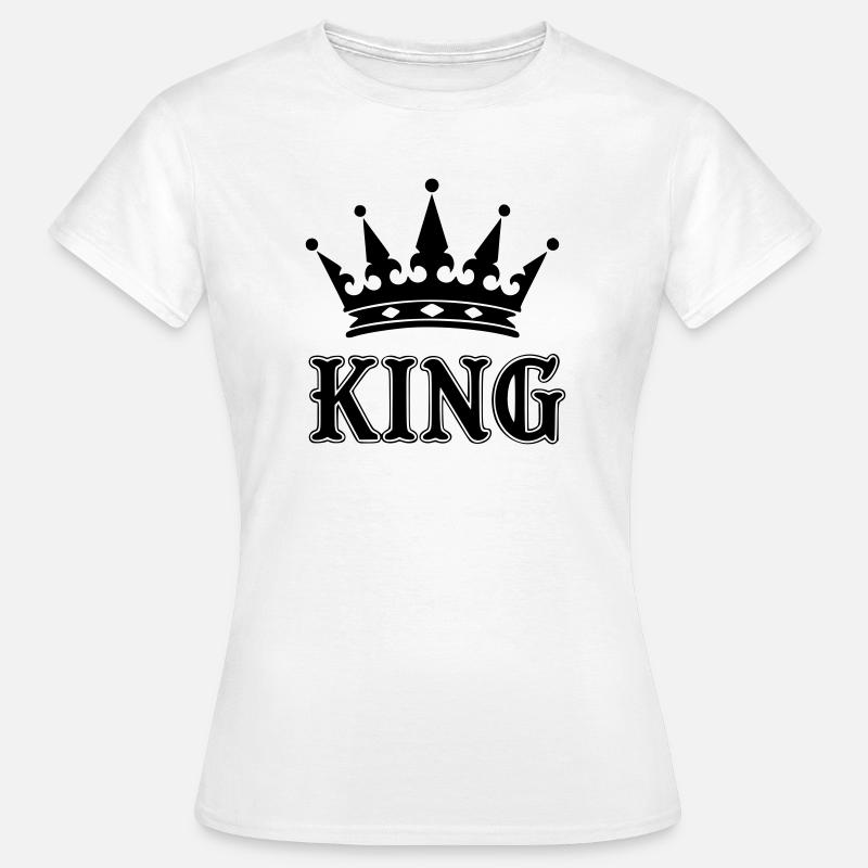 Crown king - Women's T-Shirt - white