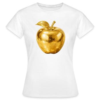 Goldener Apfel | Venus, Aphrodite, Helena, Paris - Frauen T-Shirt - Weiß - Vorne - AI Model Female 172 dark (172cm)