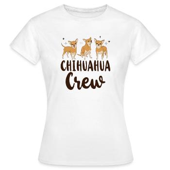 Chihuahua Chihuahueño Chihuahua - T-shirt Femme - blanc - Devant - AI Model Female 172 dark (172cm)