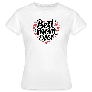 Die beste Mutter aller Zeiten - Frauen T-Shirt - Weiß - Vorne - AI Model Female 172 dark (172cm)