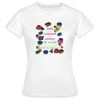 Scheiße in der Kuchenform... - Frauen T-Shirt - Weiß - Vorne - AI Model Female 172 dark (172cm)